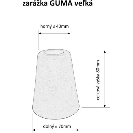 Zaražka GUMA veľká biela