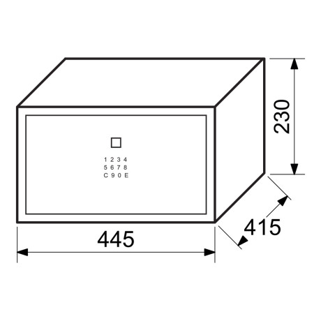 RS.23.LUX.FIN elektronický trezor