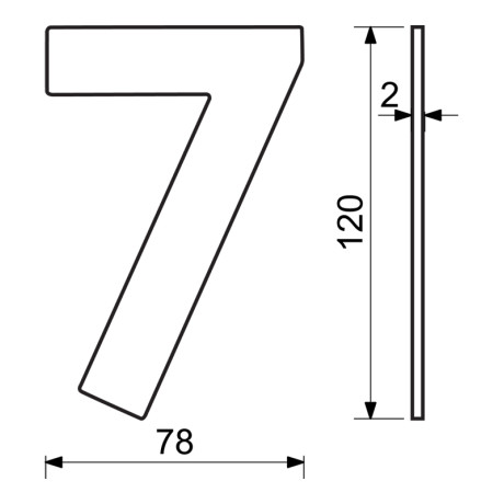 RN.120L.7.CE je kód produktu "7" ve velikosti 120mm v matně černém provedení.