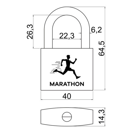 RV.MARATHON.40.MK5 podaljšek za obešalnike s ključavnico.