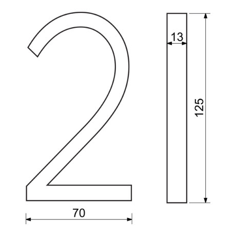 Št. RN.125V.2 s črnimi številkami