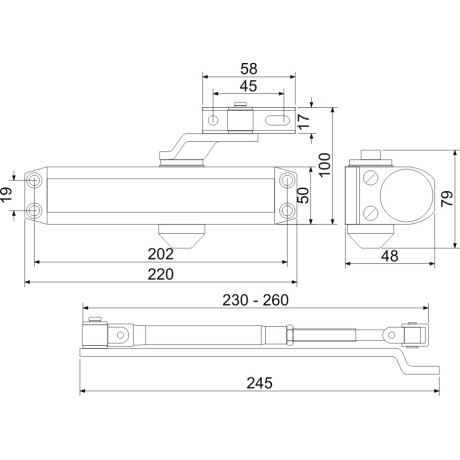 RZ804 HO zatvárač