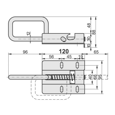 ZV 120mm zástrč vratová