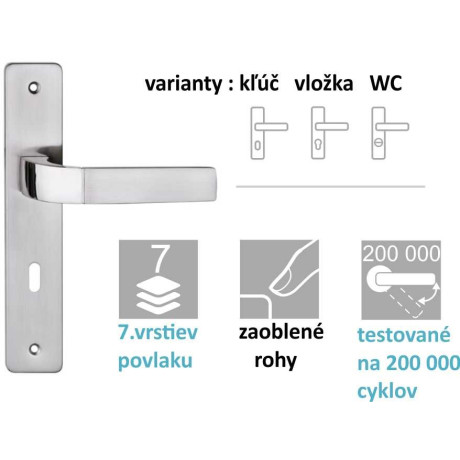 PRIMA kľučka satén